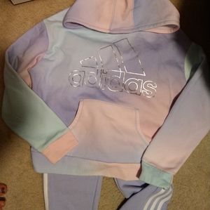 Girls Adidas Sweat Suit
